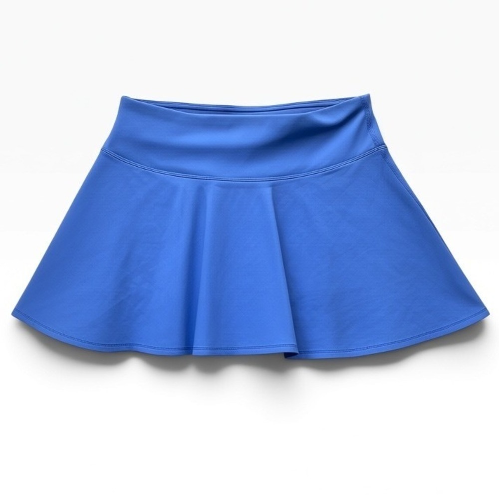 Yogalicious Womens Sky Blue Athletic Skort w/ inner Pockets Sz Large #149U